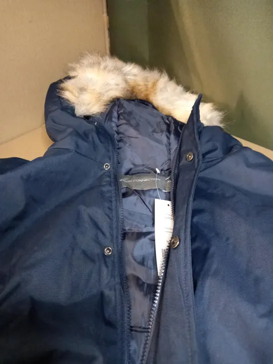 THE FRENCH CONNECTION 50TOU COAT IN MARINE - XL