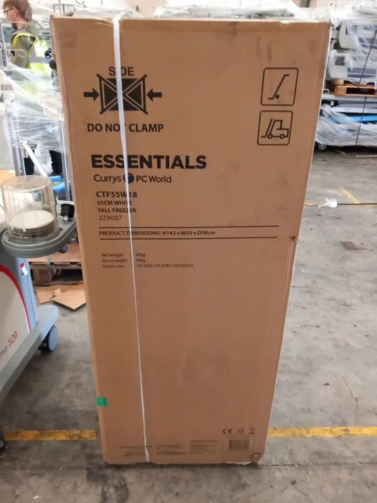 BRAND NEW BOXED ESSENTIALS CTF55W18 TALL FREEZER