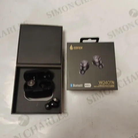 BOXED EDIFIER W240TN WIRELESS BLUETOOTH EARBUDS - BLACK