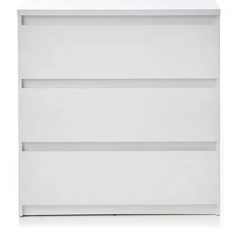 LISSON 3 DRAWER CHEST - WHITE - COLLECTION ONLY