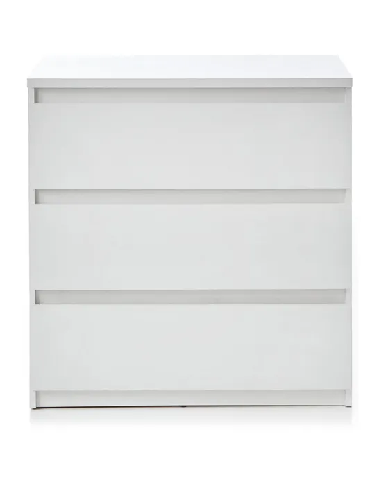 LISSON 3 DRAWER CHEST - WHITE - COLLECTION ONLY RRP £89