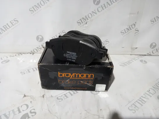 BOXED BRAYMANN BRAKE PADS BBP0191