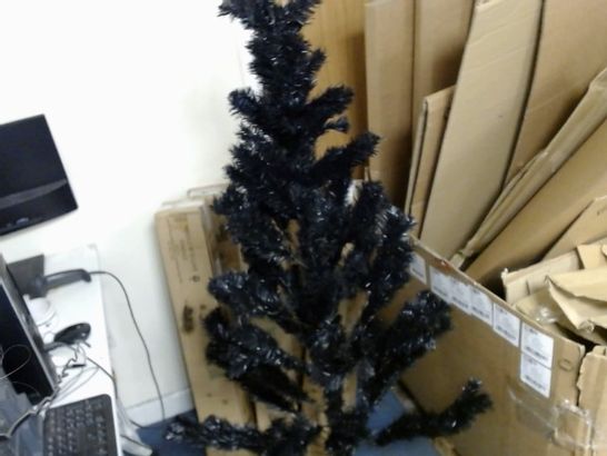 BLACK ARTIFICIAL CHRISTMAS TREE