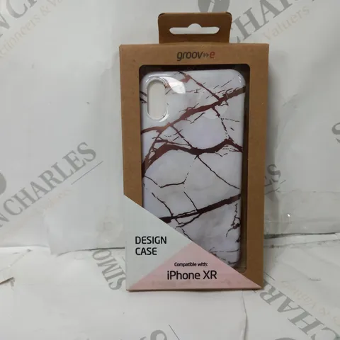 BOX OF 100 BRAND NEW GROOV-E IPHONE XR MARBLE DESIGN CASES