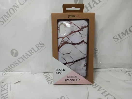 BOX OF 100 BRAND NEW GROOV-E IPHONE XR MARBLE DESIGN CASES