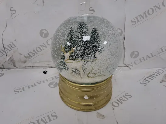 CHRISTMAS MUSICAL LARGE SNOW GLOBE