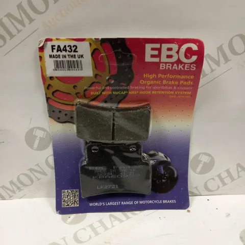 EBC FA432 HIGH PERFORMANCE MOTORCYCLE BRAKE PADS 