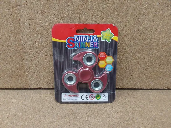 BOX TO CONTAIN APPROX 48 X NINJA FIDGET SPINNERS - RED