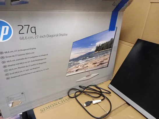 HP 27Q 27 INCH QHD MONITOR