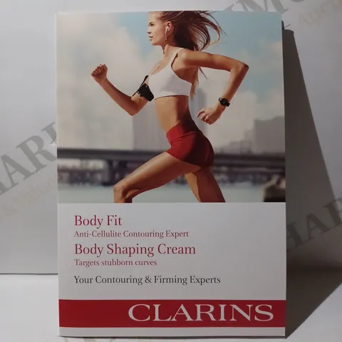 LOT OF APPROX 20 X (2 X 8ML) CLARINS BODY FIT ANTI-CELLULITE CONTOURING EXPERT & BODY SHAPING CREAM SAMPLES