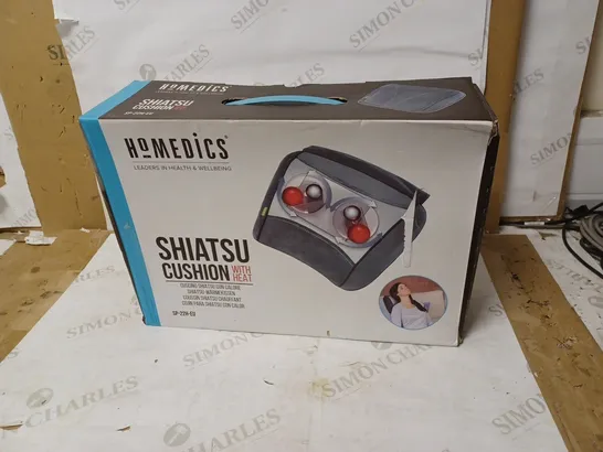 BOXED HOMEDICS SHIATSU CUSHION WITH HEAT