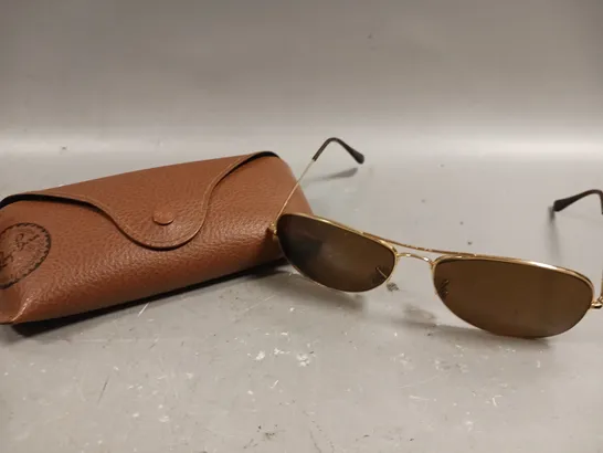 RAY-BAN TINTED COCKPIT AVIATORS 