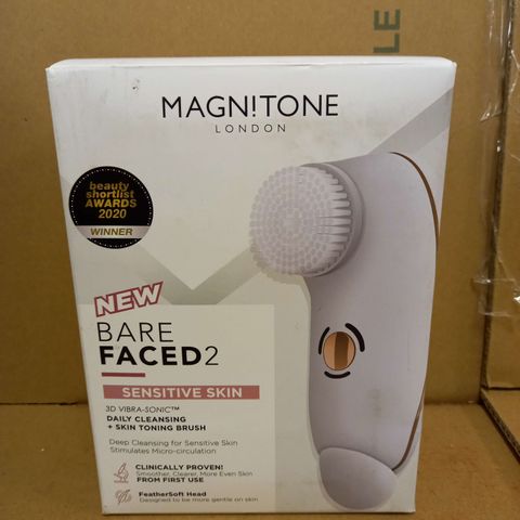 MAGNITONE LONDON BARE FACED 2 DAILY CLEANSING BRUSH 
