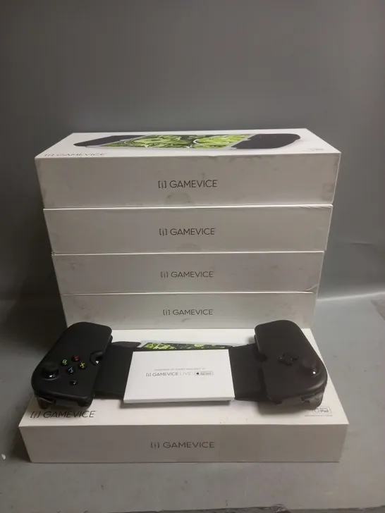 LOT OF 6 BOXED GAMEVICE GV150 CONTROLLERS FOR IPAD
