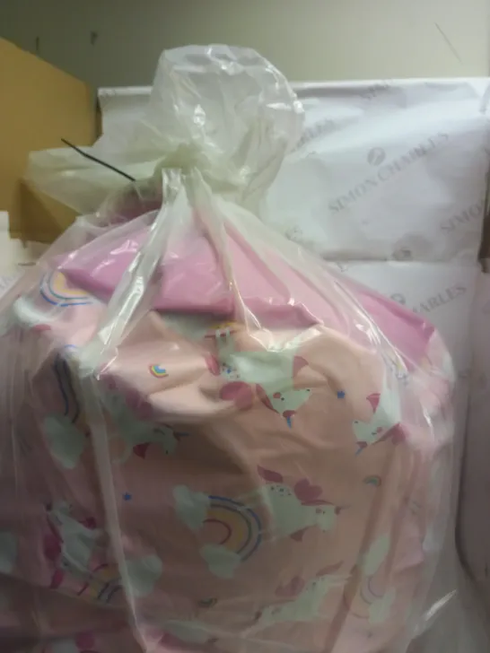 BRAND NEW PINK UNICORN THEMED KIDS BEAN BAG