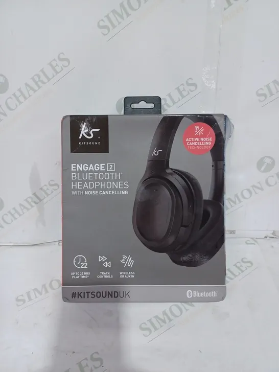 KS KITSOUND ENGAGE 2 BLUETOOTH NOISE CANCELLING HEADPHONES 