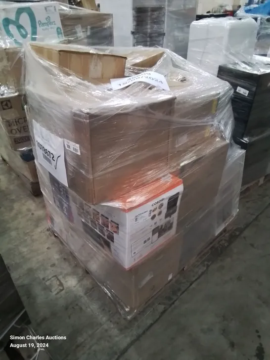 PALLET OF APPROXIMATELY 25 UNPROCESSED RAW RETURN HOUSEHOLD AND ELECTRICAL GOODS TO INCLUDE;