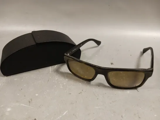 PRADA BLACK FULL FRAMED SUNGLASSES 