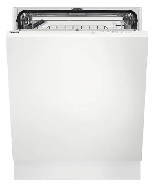 ZANUSSI SERIES 20 AIRDRY FULLY INTEGRATED DISHWASHER WITH AIRDRY TECHNOLOGY ZDLN1522 13 SETTINGS, 5 PROGRAMMES, 60CM, QUICK WASH, RINSE & HOLD, WHITE [ENERGY CLASS E] RRP £417