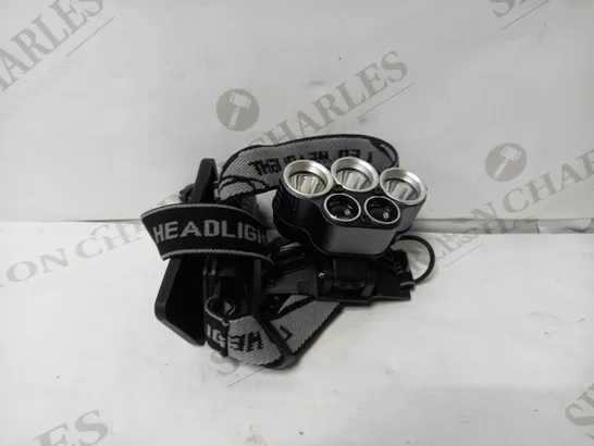 HEAD TORCH, HEAD TORCH RECHARGEABLE WITH 5 LIGHTS 6 MODES, RECHARGEABLE HEAD TORCH