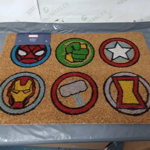 LOT OF 3 MARVEL FRONT DOOR MATS