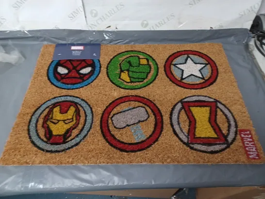 LOT OF 3 MARVEL FRONT DOOR MATS