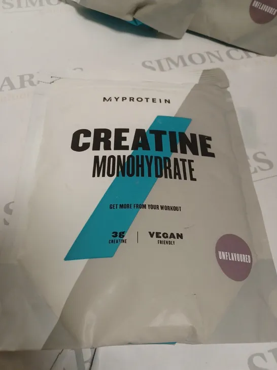 4 x MYPROTEIN UNFLAVOURED CREATINE MONOHYDRATE  