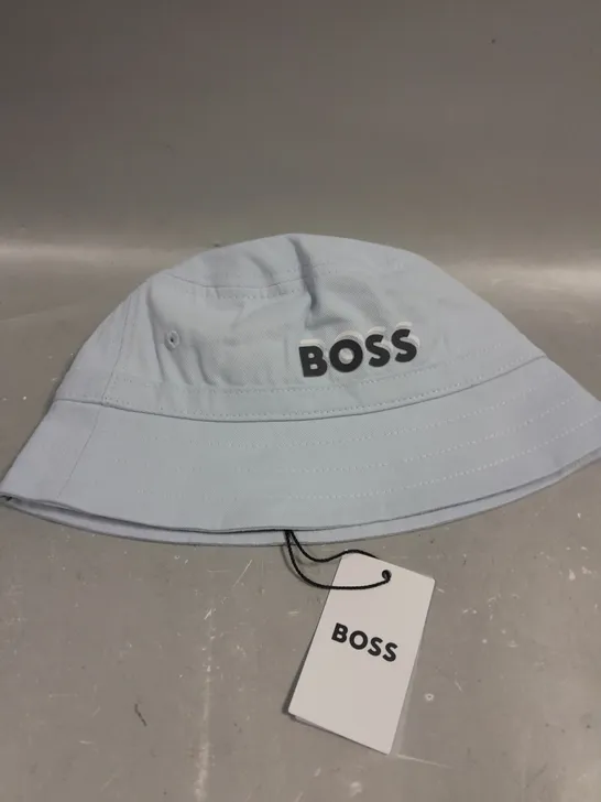 BOSS PALE BLUE BUCKET HAT 