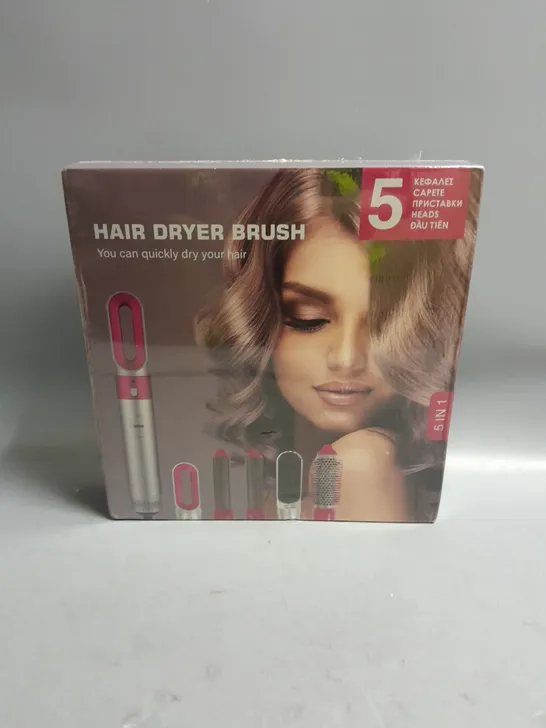 boxed and sealed 5-in-1 hair dryer brush tp-5+1