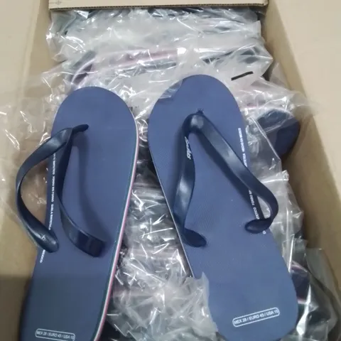 BOX CONTAINING 20 PAIRS OF MEXICO BANDHAS FLIPFLOP/SANDLES SIZE 9