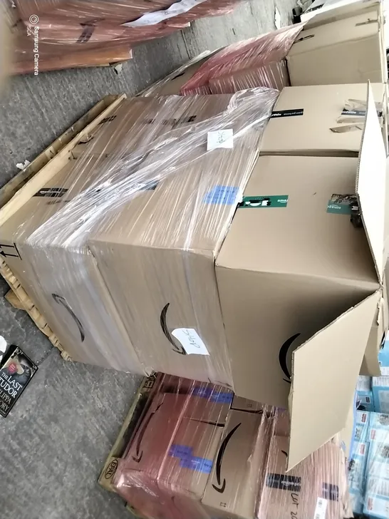 PALLET OF ASSORTED ITEMS TO INCLUDE CRAFTS SUPPLIES, DVDS, SCREEN PROTECTORS, BOOKS ETC