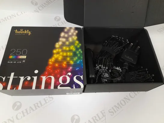 BOXED TWINKLY GENERATION II 250 MULTICOLOURED APP CONTROLLED RGB LED STRINGS