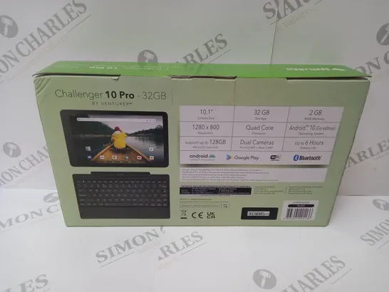 BRAND NEW BOXED VENTURER 10.1" TABLET WITH DETACHABLE KEYBOARD