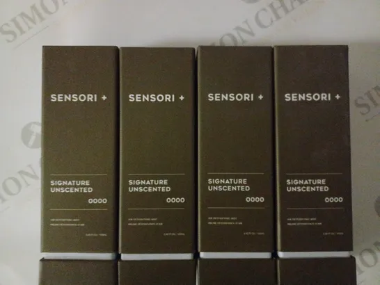 LOT OF 4 X 100ML SENSORI + SIGNATURE UNSCENTED AIR DETOXIFYING MIST