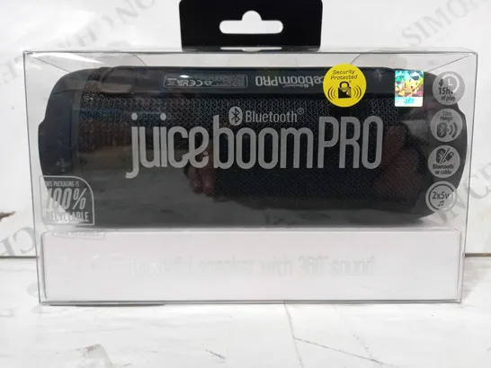 JUICEBOOMPRO PORTABLE BLUETOOTH SPEAKER 