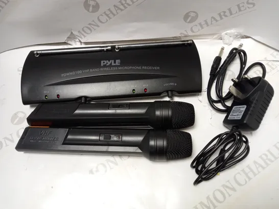 PYLE PDWM2100 PROFESSIONAL DUAL VHF WIRELESS HANDHELD MICROPHONE SYSTEM