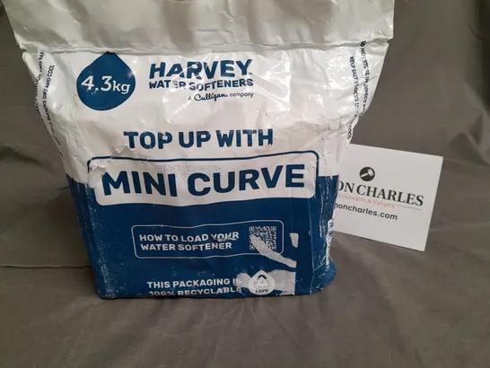 HARVEY WATER SOFTENERS 4.3KG MINI CURVE