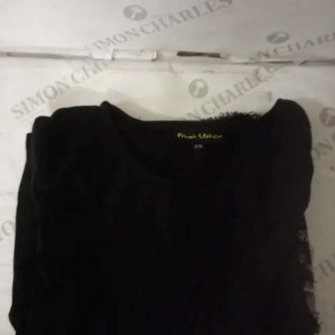 FRANK USHER BLACK DRESS SMALL/MEDIUM