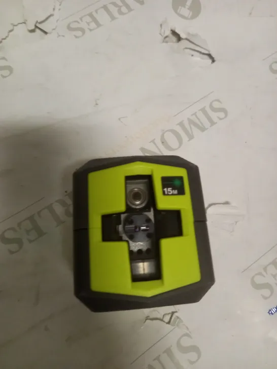 RYOBI RBCLLG1 15M GREEN CROSS LINE LASER