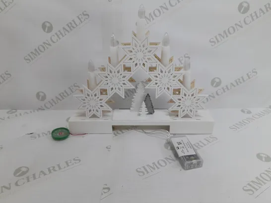 BOXED HOME REFLECTIONS STAR CANDLE BRIDGE WITH MUSIC