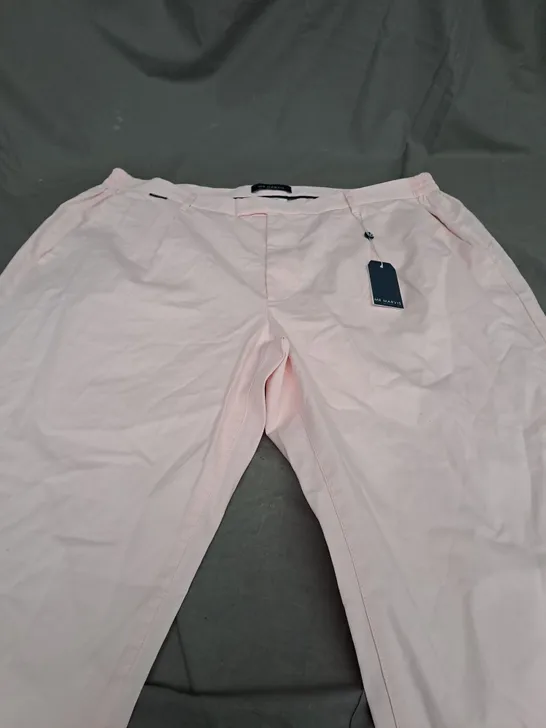 MR MARVIS GX-70105 CLASSIC PINK CHINOS - W38 L30