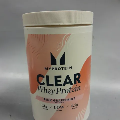 SEALED MYPROTEIN CLEAR WHEY PROTEIN - PINK GRAPEFRUIT - 536G