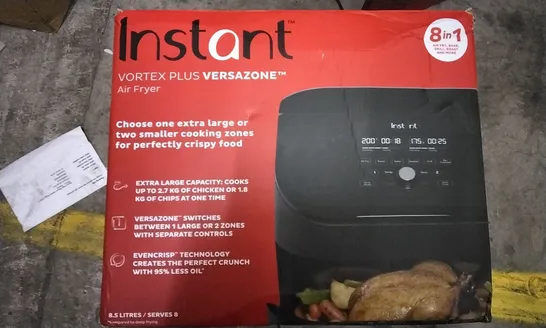 INSTANT VORTEX 8 IN 1 DUAL AIR FRYER 7.6L 