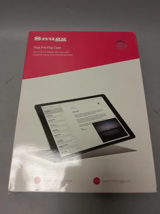 BOXED SNUGG iPAD PRO FLIP CASE