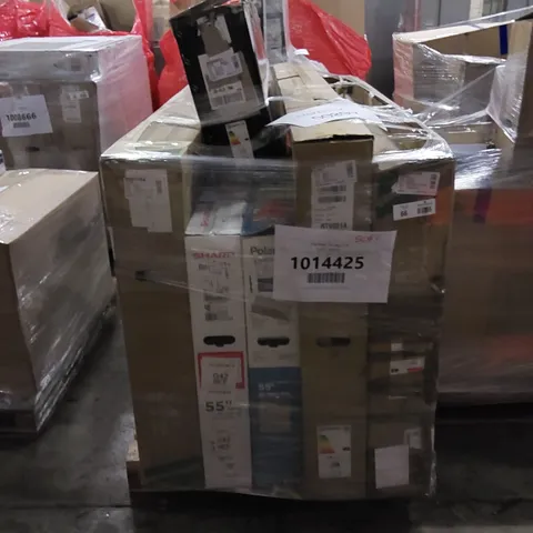 PALLET OF APPROXIMATELY 5 ASSORTED TELEVISIONS TO INCLUDE 