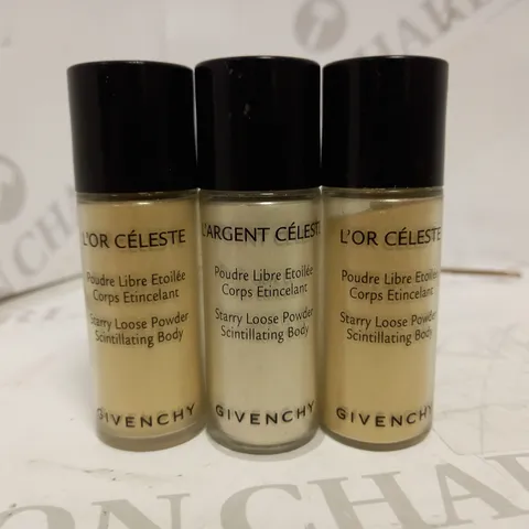 LOT OF 3 GIVENCHY STARRY LOOSE POWDER (3 X 6G)