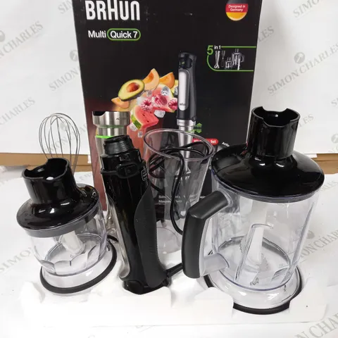 BRAUN MULTIQUICK 7 BLACK, MQ7045X HAND BLENDER