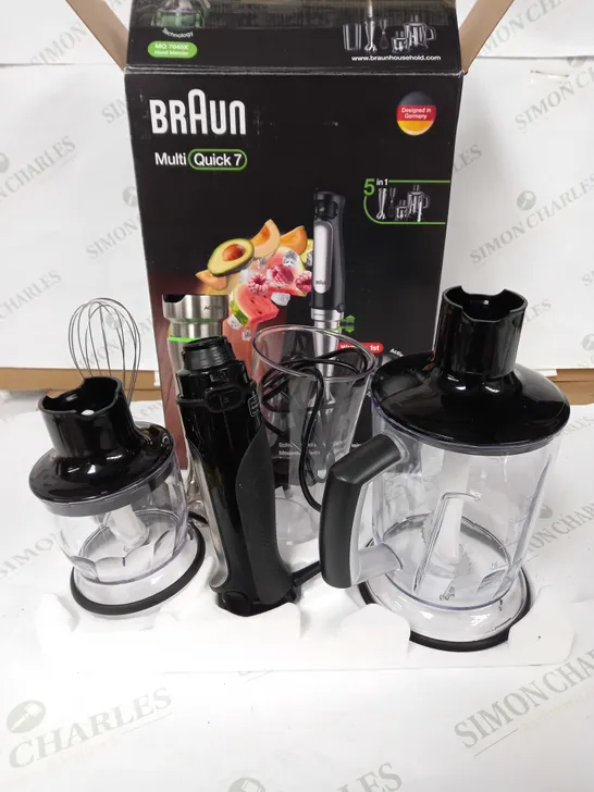 BRAUN MULTIQUICK 7 BLACK, MQ7045X HAND BLENDER