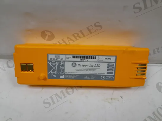 RESPONDER AED AUTOMATED EXTERNAL DEFIBRILATOR BATTERY (2019437-301)