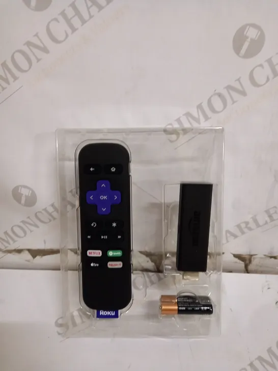 AMAZON FIRE STICK WITH ROKU EXPRESS REMOTE